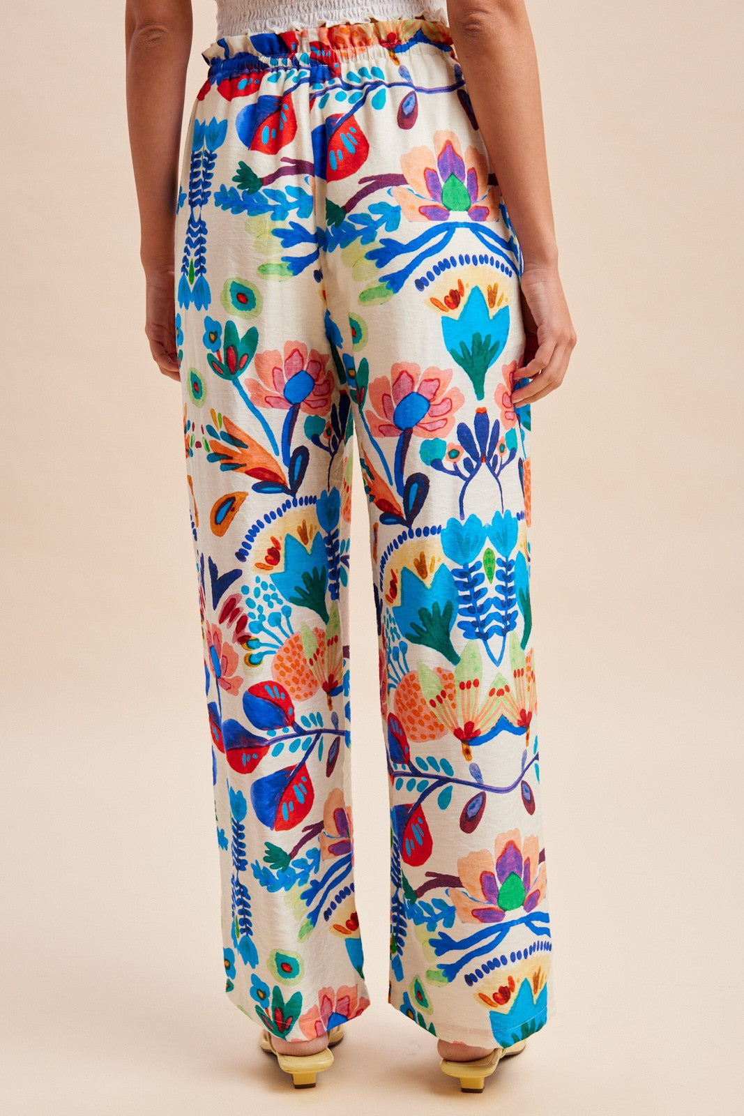 Tropical Blue Rope Tie Pants (REG)