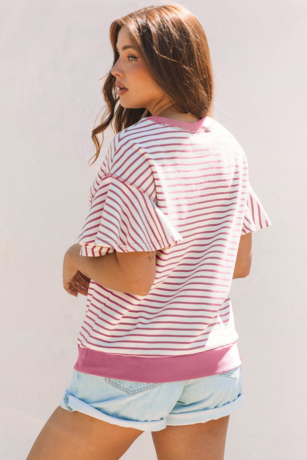 So So Cute Striped Top in Pink (REG)