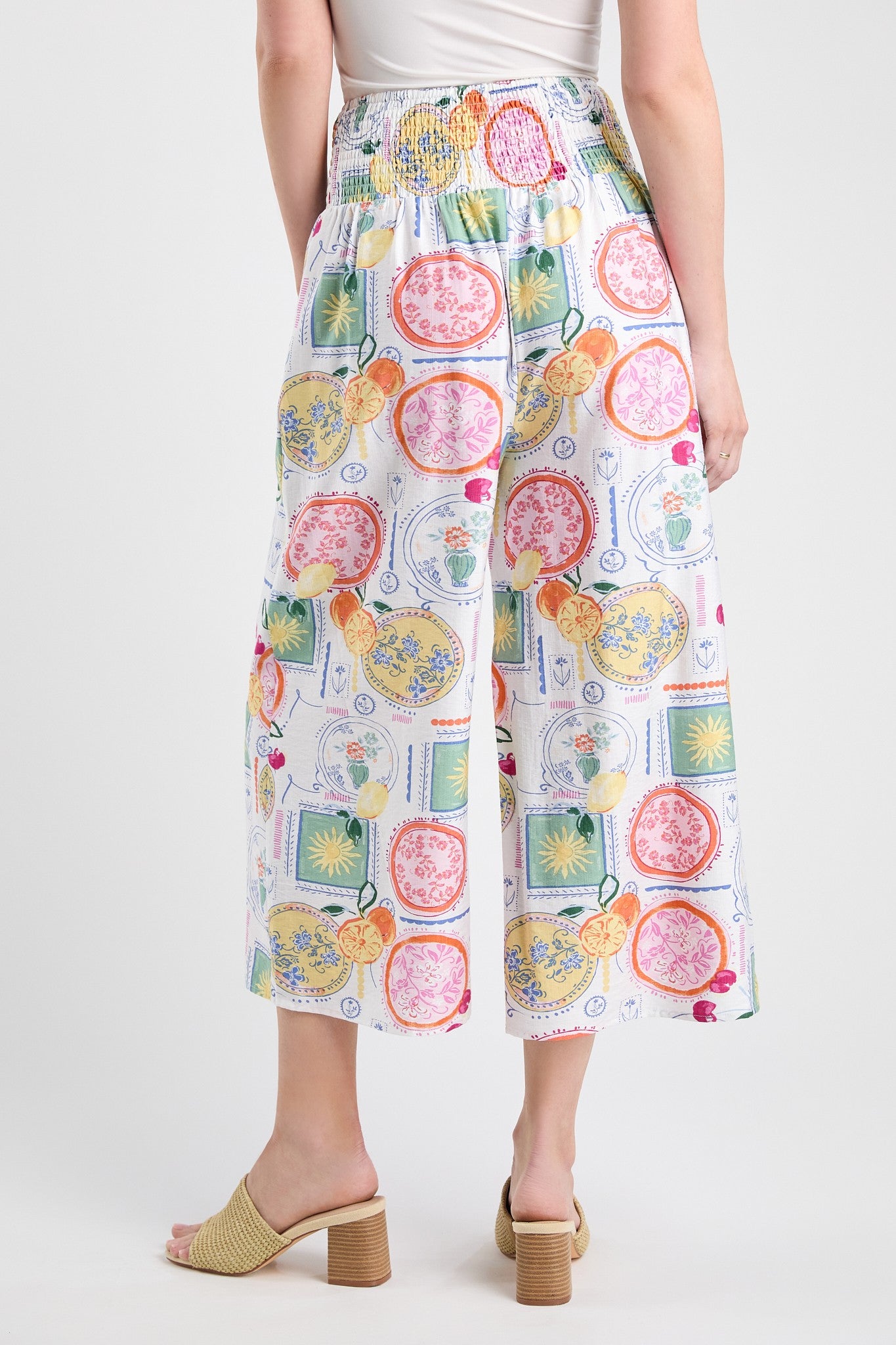 Conversational Crop Pants (REG/PLUS)