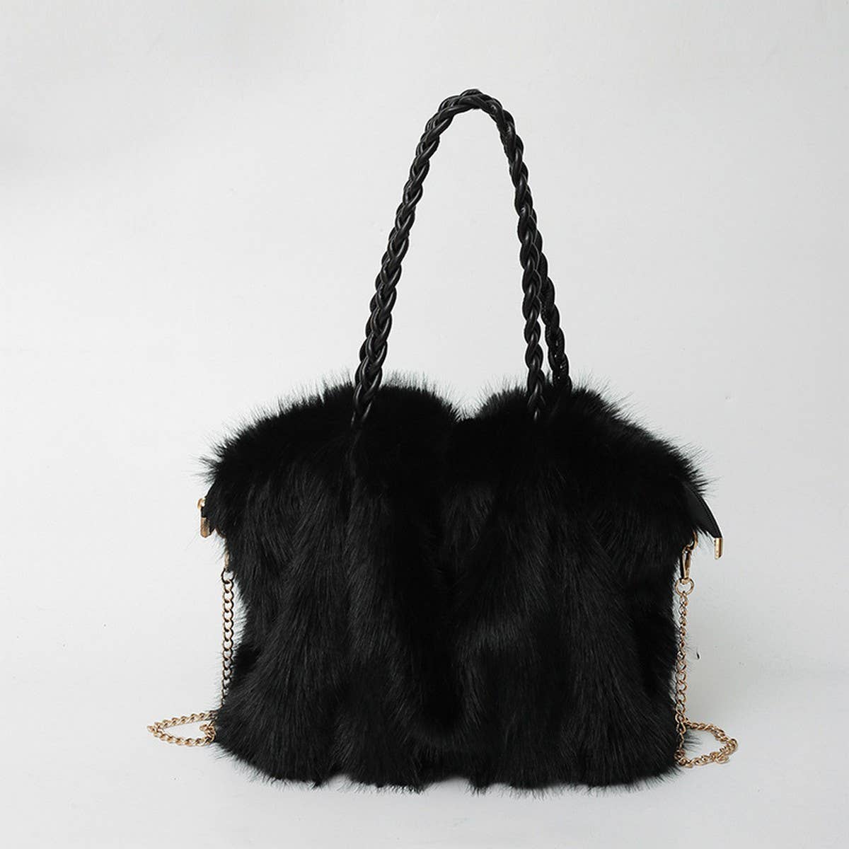 Winter Faux Fur Plush Purse