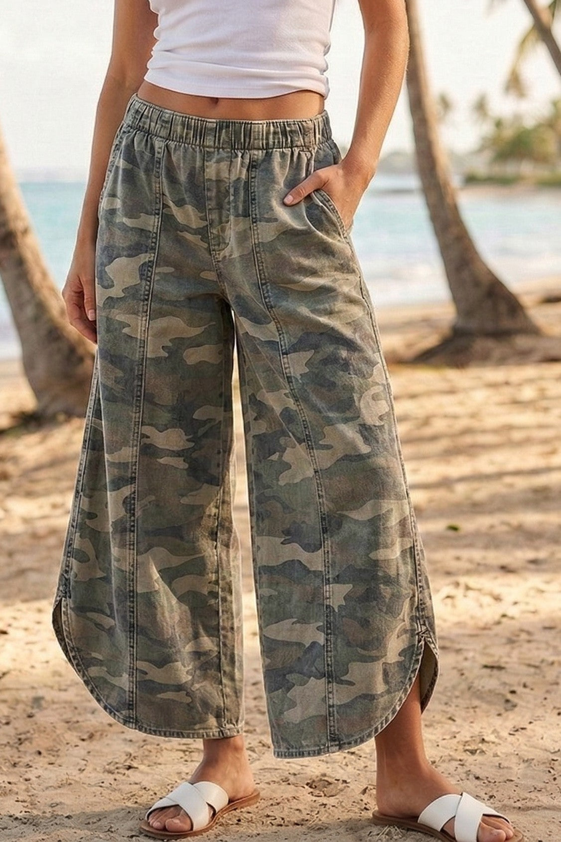 Camo Tulip Pants (REG)