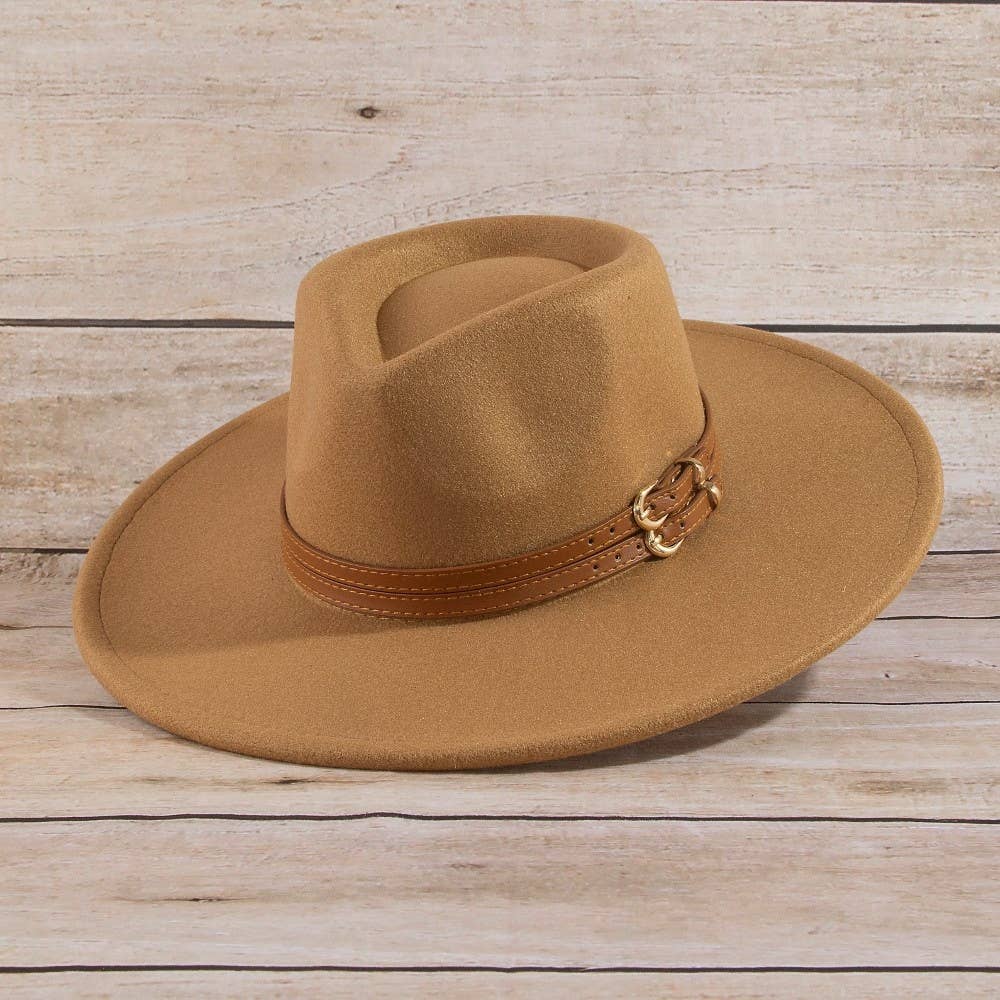 Double Belt Fashion Hat