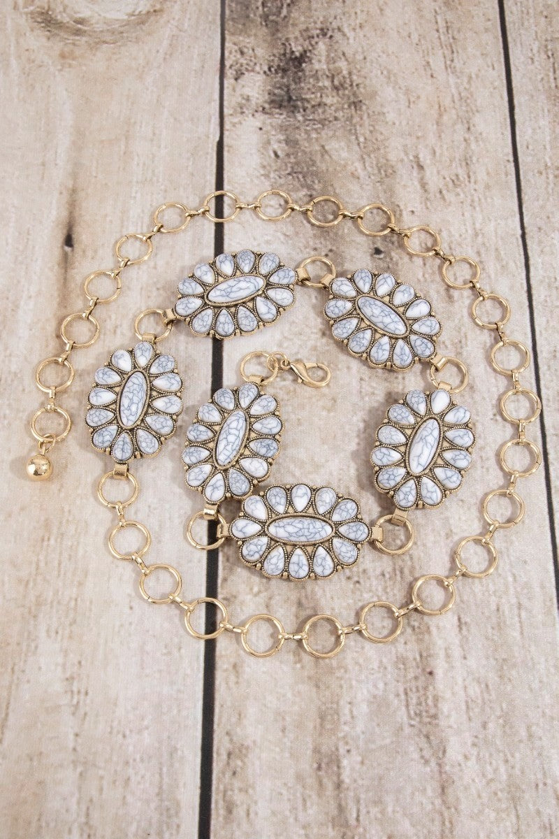 Blossom Cluster Chain Belt