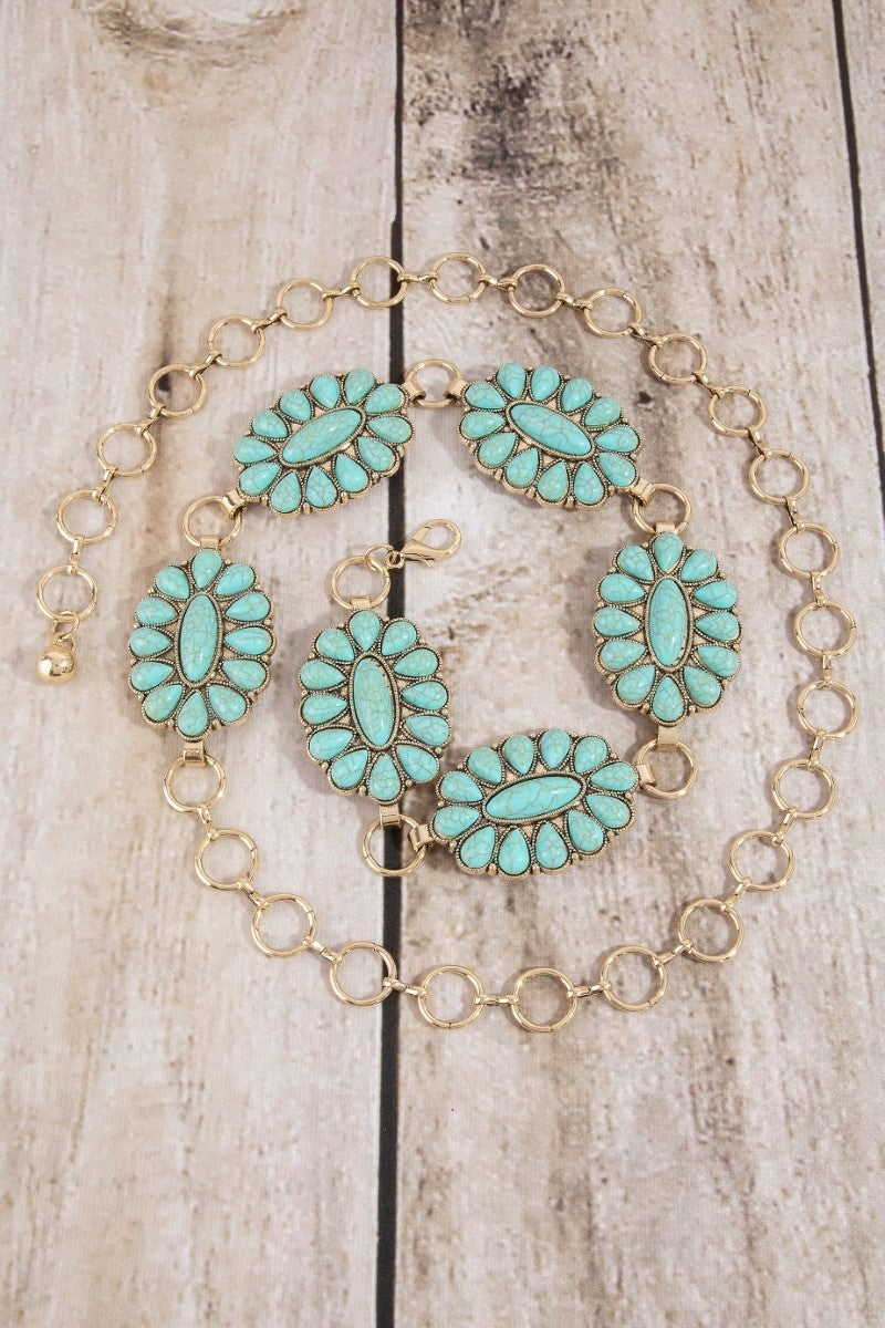 Blossom Cluster Chain Belt