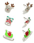 Sleigh Stud Earring Set