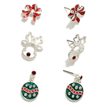 Ornament Stud Earring Set