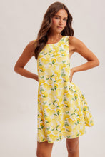 Open Back Lemon Shift Dress (REG)