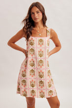 Floral Square Shift Dress (REG)
