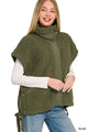 Faux Fur Fuzzy Vest in Olive (REG)