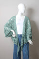 Mint Crochet Petal Kimono (REG)