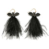 Feather Bat Earrings