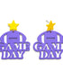 Game Day Star Earrings