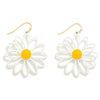 Rubber Daisy Earrings