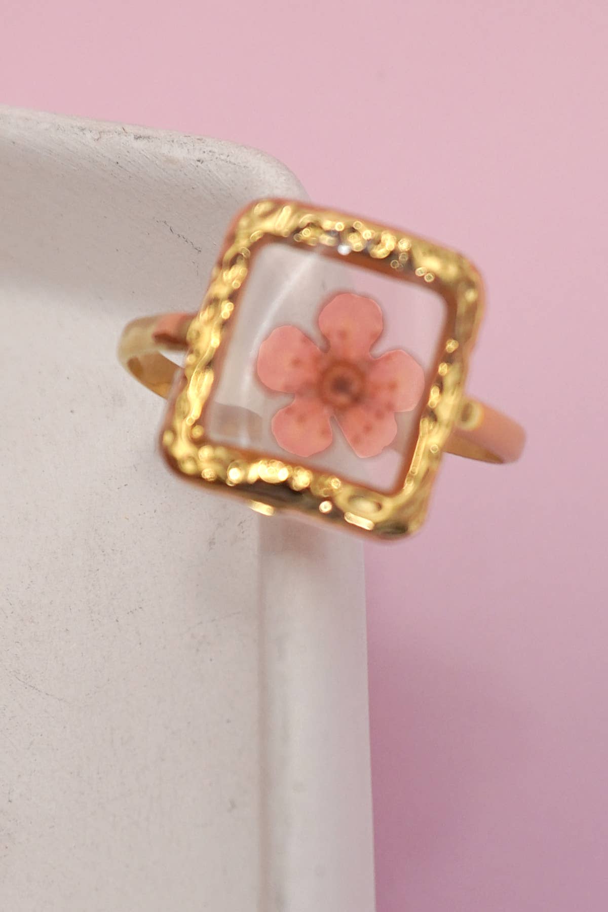 18K Floral Rings