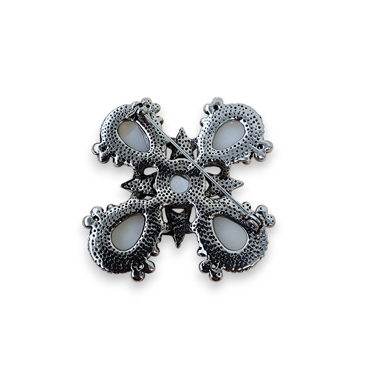 Vintage Pearl and Star Brooch