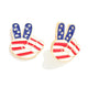 USA Peace Hands Stud Earrings