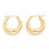 Tapered Hoop Earrings