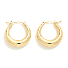 Tapered Hoop Earrings