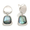 Pearlescent Trapezoid Earrings