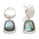 Pearlescent Trapezoid Earrings
