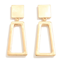 Trapezoid Drop Earrings