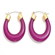 Tapered Loop Hoop Earrings