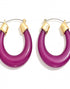 Tapered Loop Hoop Earrings