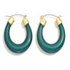 Tapered Loop Hoop Earrings