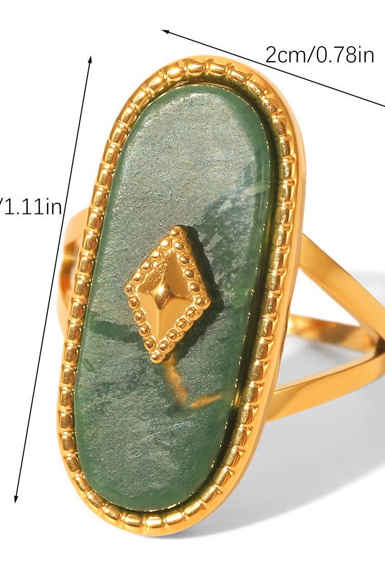 Gold Plated Cocktail Ring