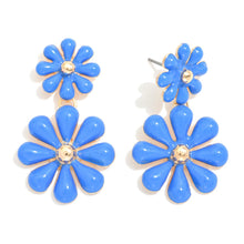 Enamel Flower Earrings