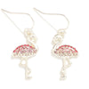 Studded Flamingo Earrings