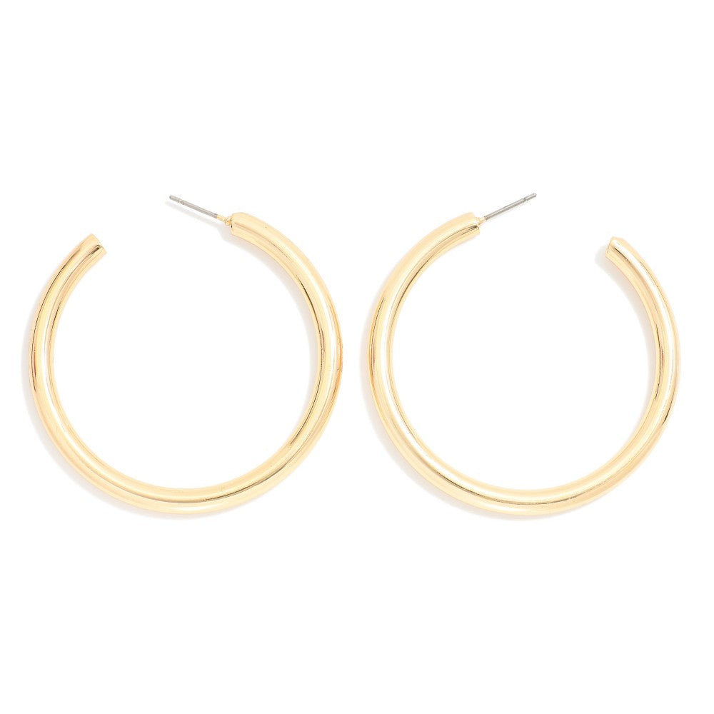 Classic Gold Hoop Earrings