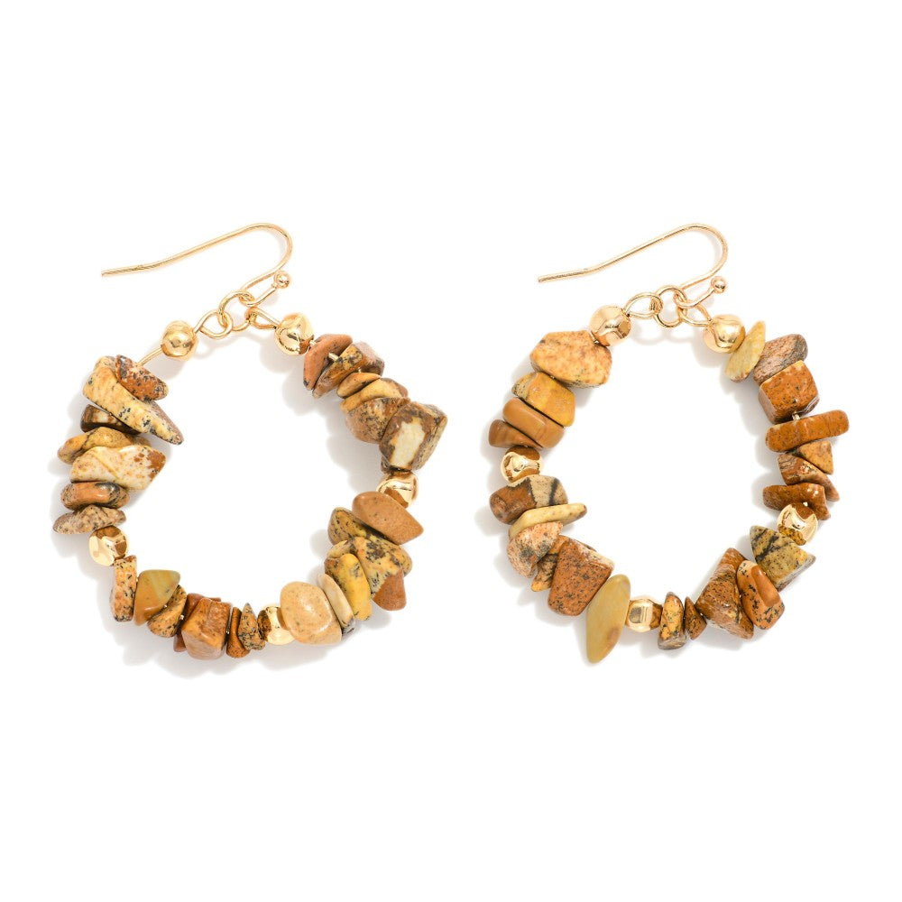 Natural Stone Earrings