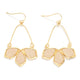 Geo Leather Drop Earrings