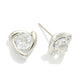 Triangle Rhinestone Stud Earrings