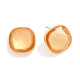 Square Glass Crystal Stud Earrings