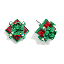 Christmas Stone Stud Earrings