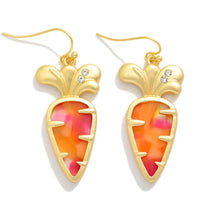 Marble Carrot Earrings