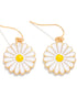 Enamel Daisy Earrings