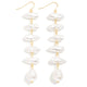 Linked Pearl Drop Earrings