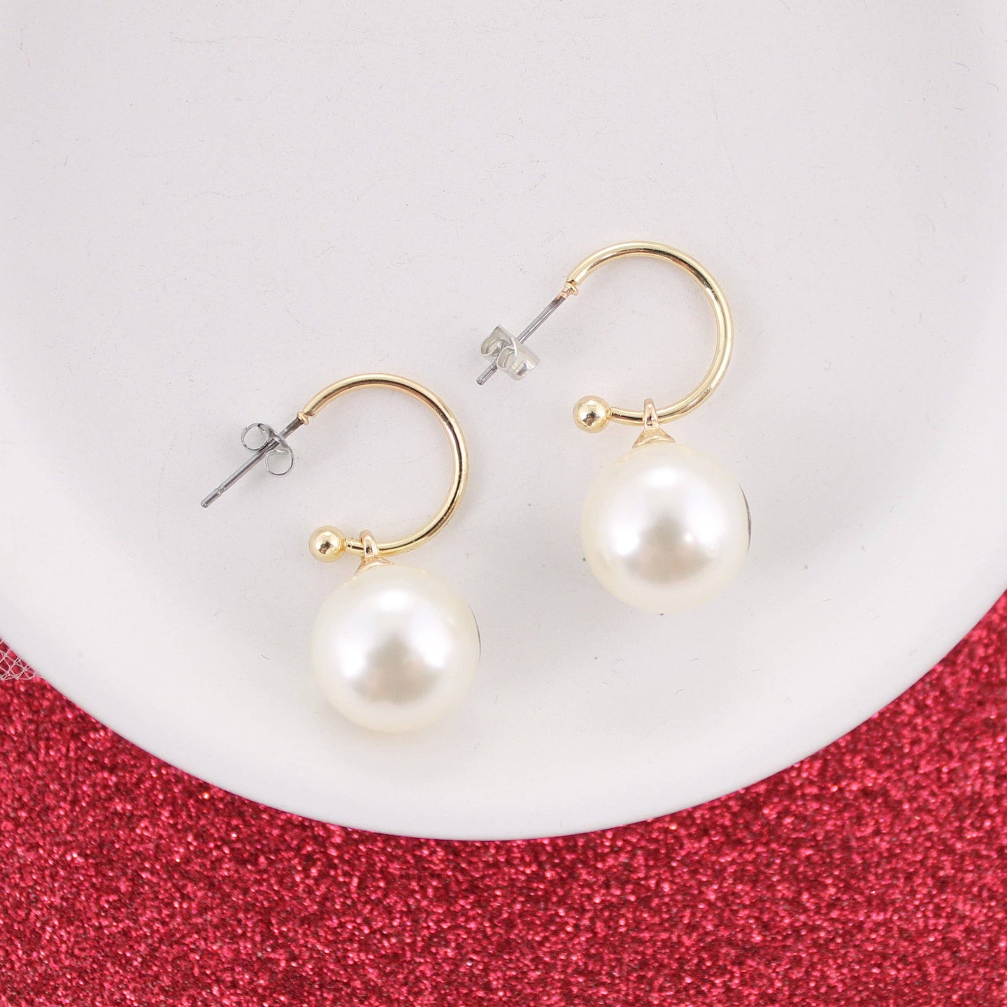 OSU Logo Pearl Earrings