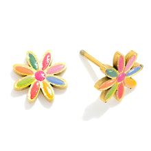 Happy Flower Stud Earrings