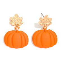 Polymer Clay Pumpkin Earrings
