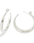 Tapered Open Hoop Earrings