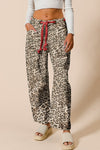 Braided Belt Leopard Pants (REG)