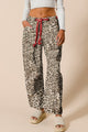 Braided Belt Leopard Pants (REG)