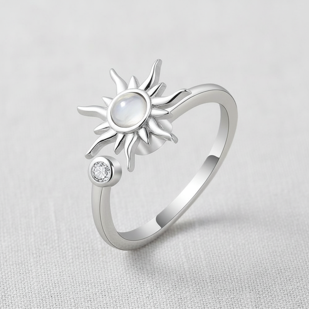 Silver Sun Ring