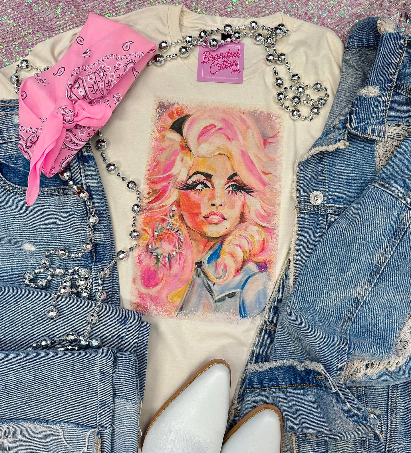 Sweet Dolly Tee w/ Crystals (REG/PLUS)