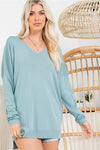 Soft and Light Sweater in Misty Blue (REG/PLUS)