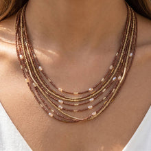 Multi Strand Seed Bead Necklace
